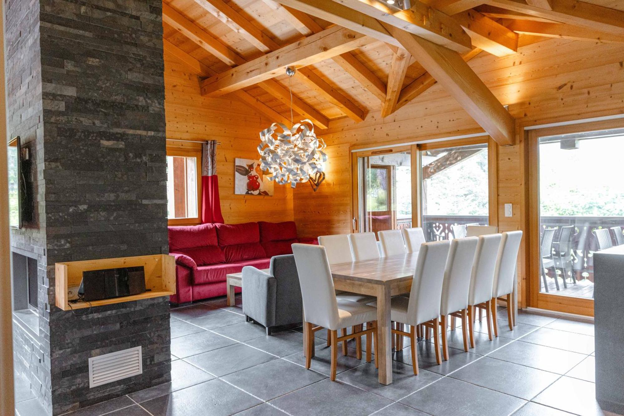 לה ג'ט Les Chalets D'Adelphine & Spa מראה חיצוני תמונה