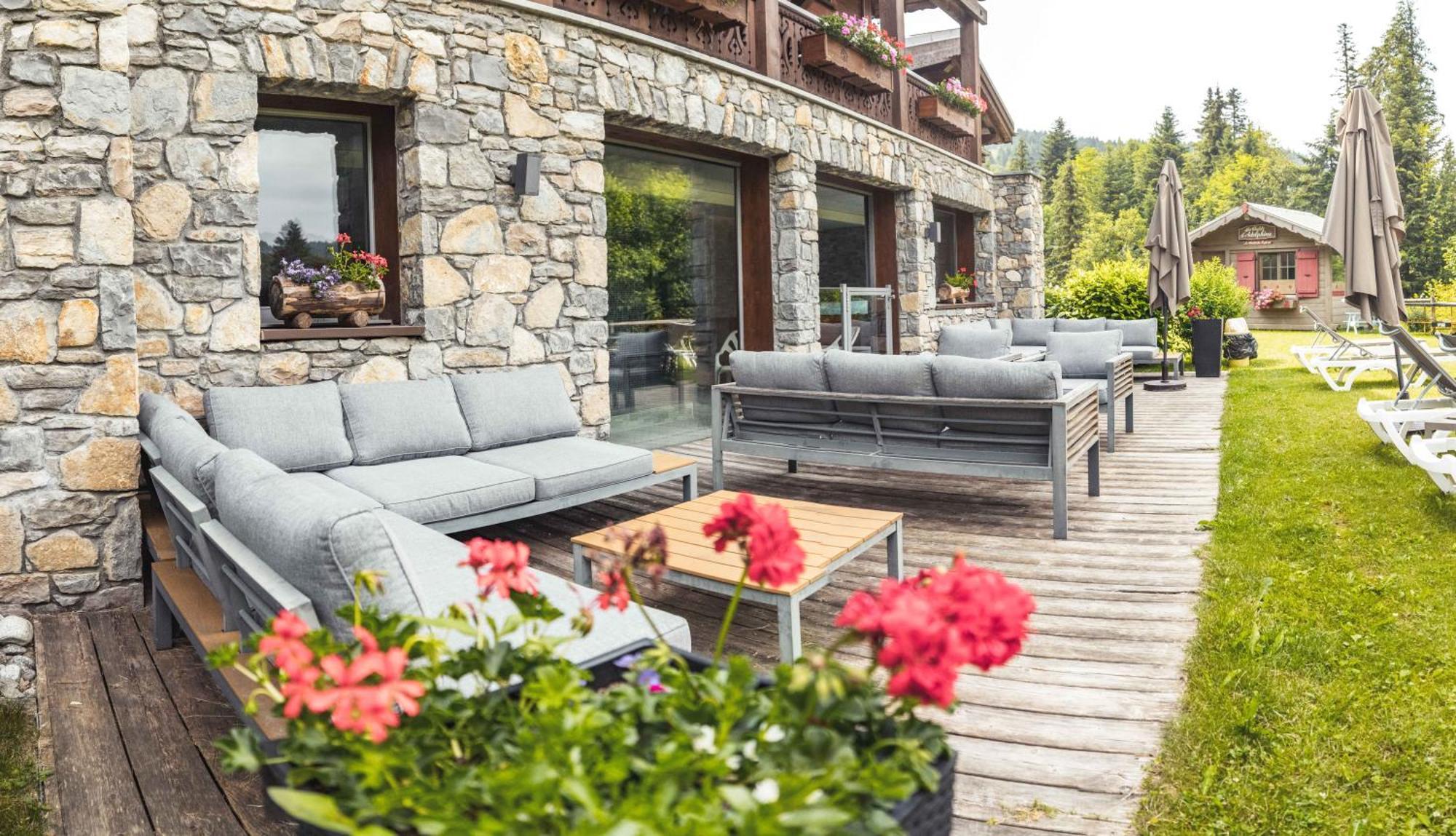 לה ג'ט Les Chalets D'Adelphine & Spa מראה חיצוני תמונה