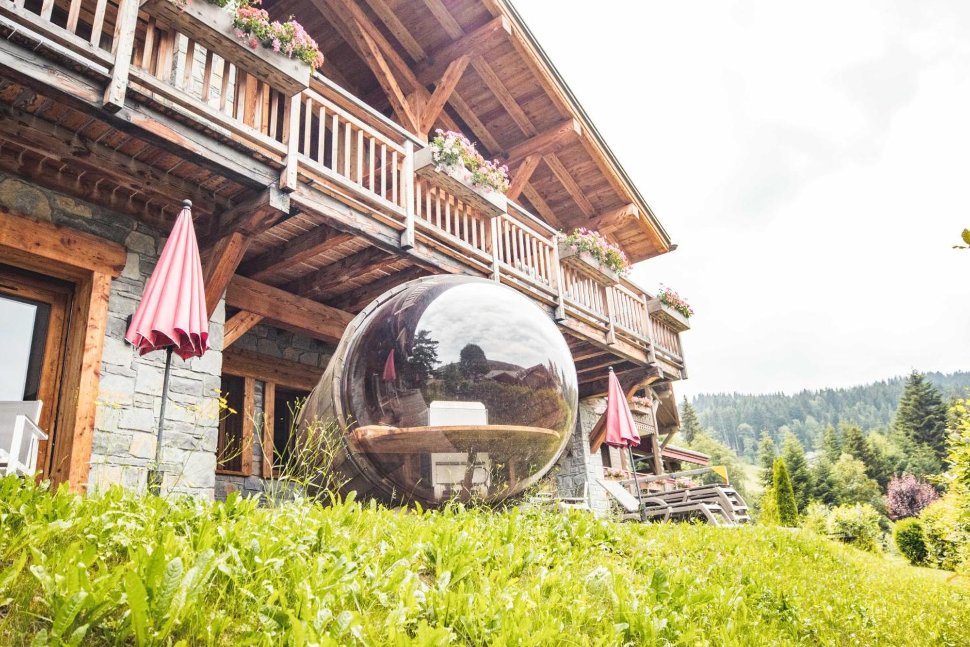 לה ג'ט Les Chalets D'Adelphine & Spa מראה חיצוני תמונה