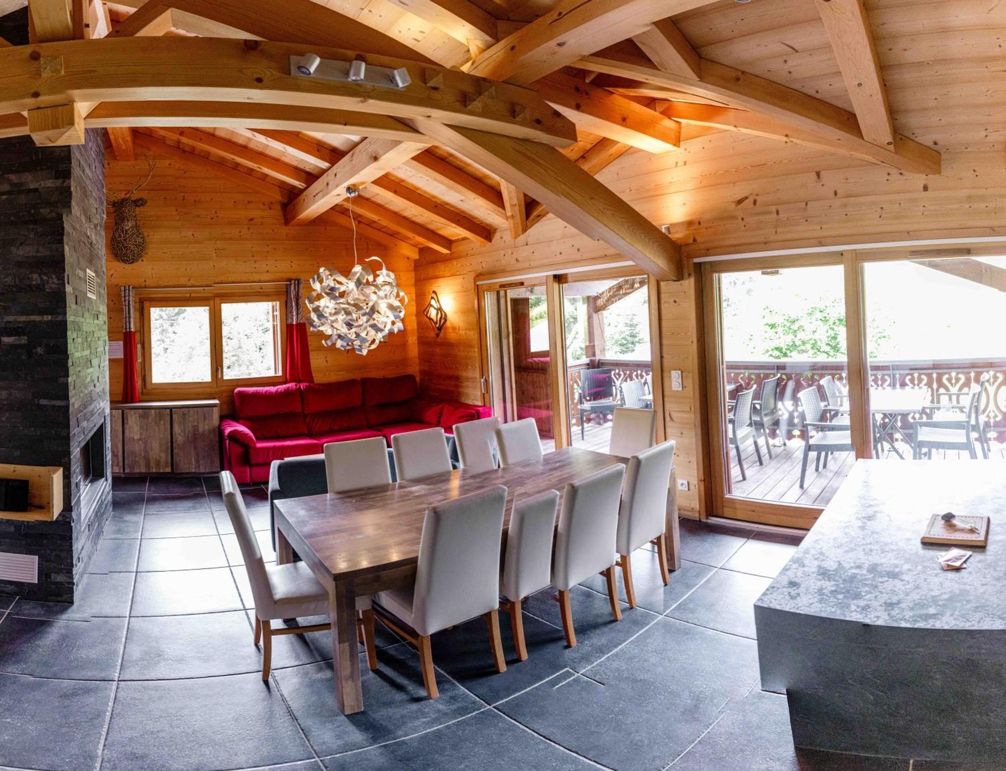 לה ג'ט Les Chalets D'Adelphine & Spa מראה חיצוני תמונה
